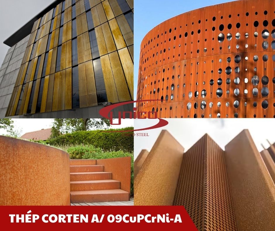 THÉP CORTEN A/ 09CuPCrNi-A - Unico Steel